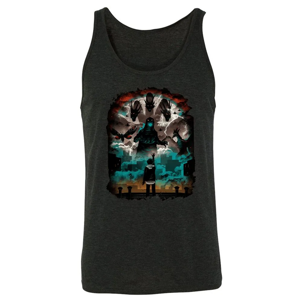 Unisex Jersey Tank - GD8Q72KK - Charcoal Black Triblend - 5
