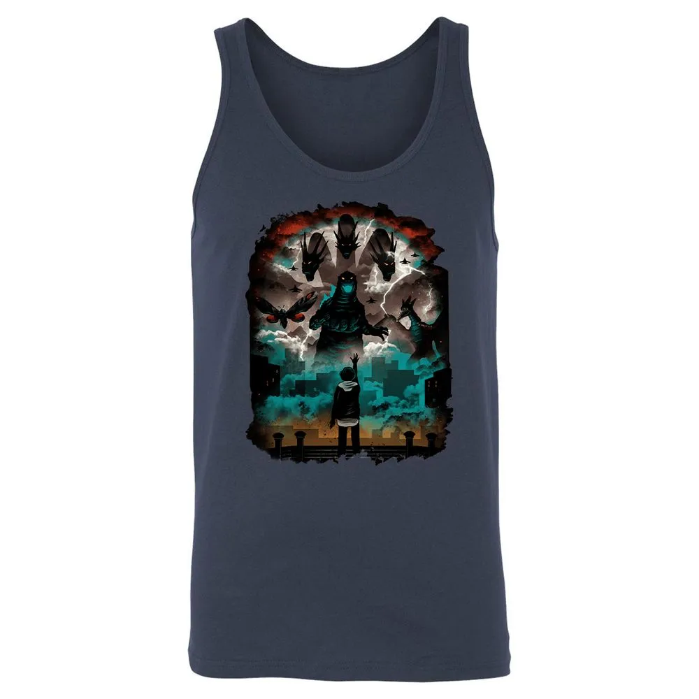 Unisex Jersey Tank - GD8Q72KK - Navy - 2