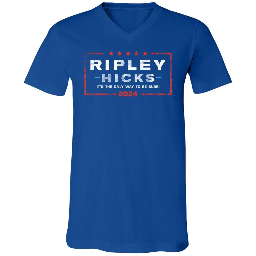 Unisex V-Neck T-Shirt - UP4Y1Q63 - True Royal - 4