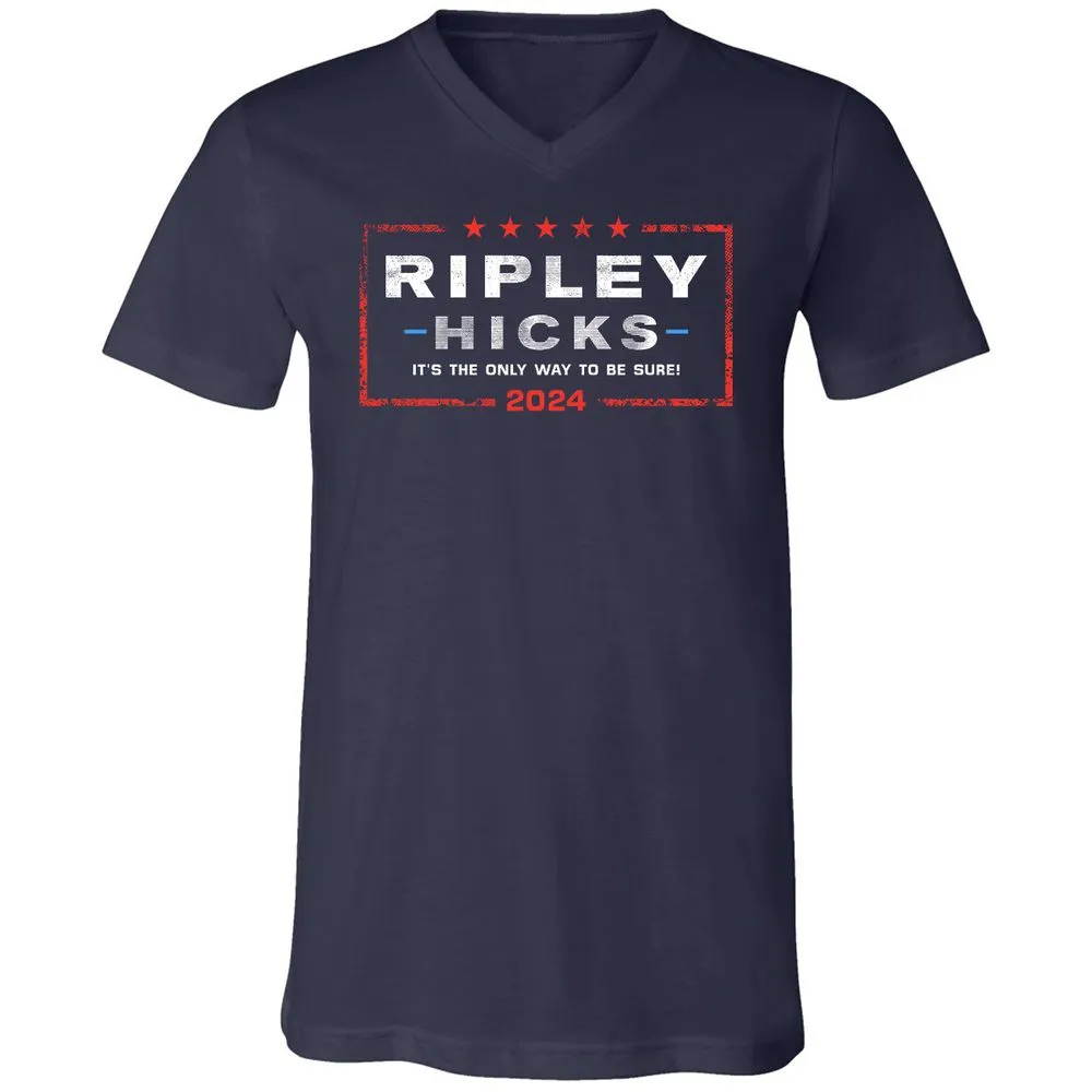 Unisex V-Neck T-Shirt - UP4Y1Q63 - Navy - 2