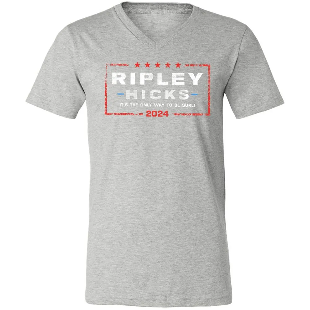Unisex V-Neck T-Shirt - UP4Y1Q63 - Athletic Heather - 7