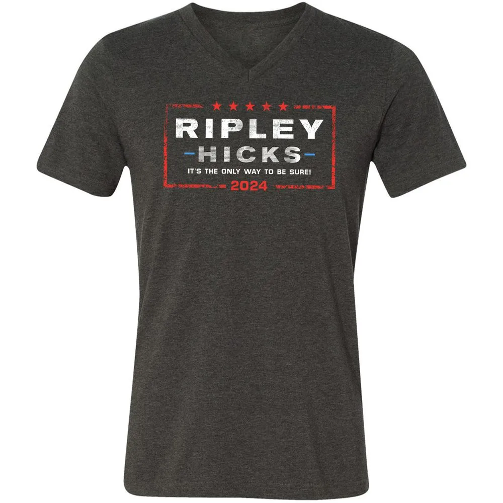 Unisex V-Neck T-Shirt - UP4Y1Q63 - Dark Grey Heather - 8