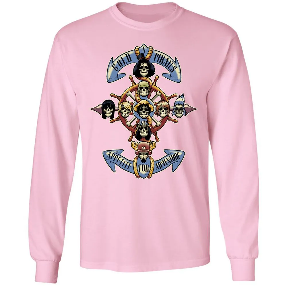 Long Sleeve T-Shirt - ZXNKJ2S2 - Light Pink - 3