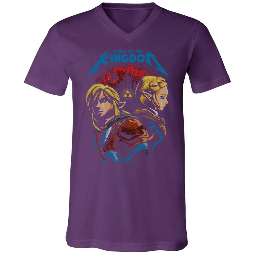 Unisex V-Neck T-Shirt - 9XS8C3AP - Team Purple - 9