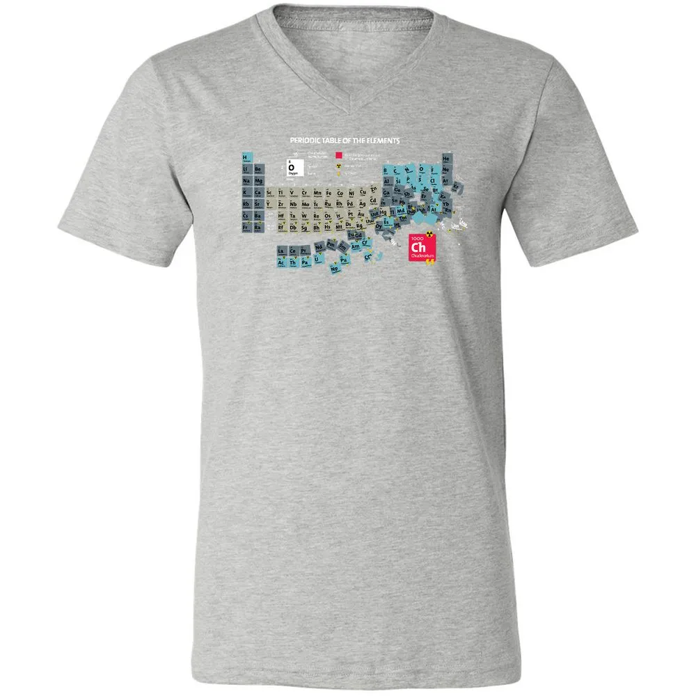 Unisex V-Neck T-Shirt - SXQV4HBL - Athletic Heather - 7