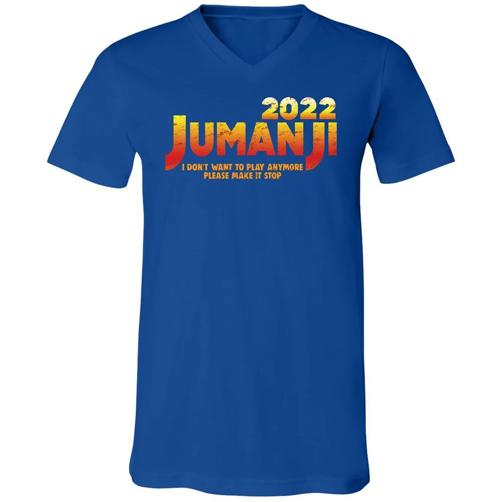 Unisex V-Neck T-Shirt - K5E58FZB - True Royal - 4