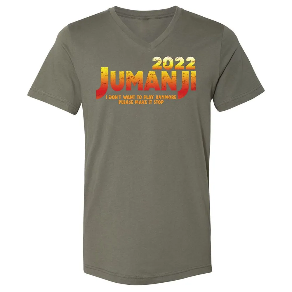Unisex V-Neck T-Shirt - K5E58FZB - Military Green - 10