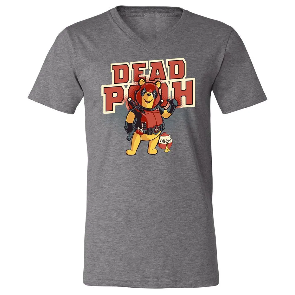 Unisex V-Neck T-Shirt - P6Q373CJ - Deep Heather - 13