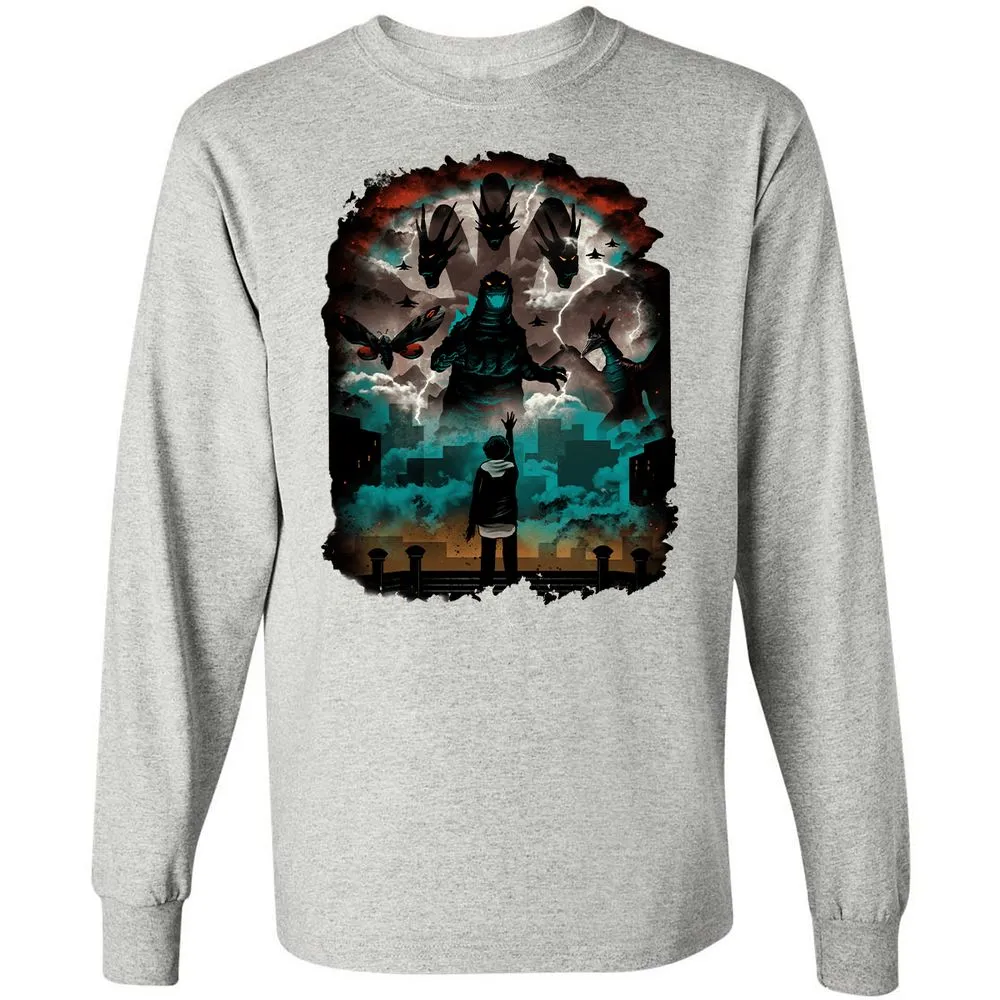 Long Sleeve T-Shirt - CG2QWG75 - Ash - 7