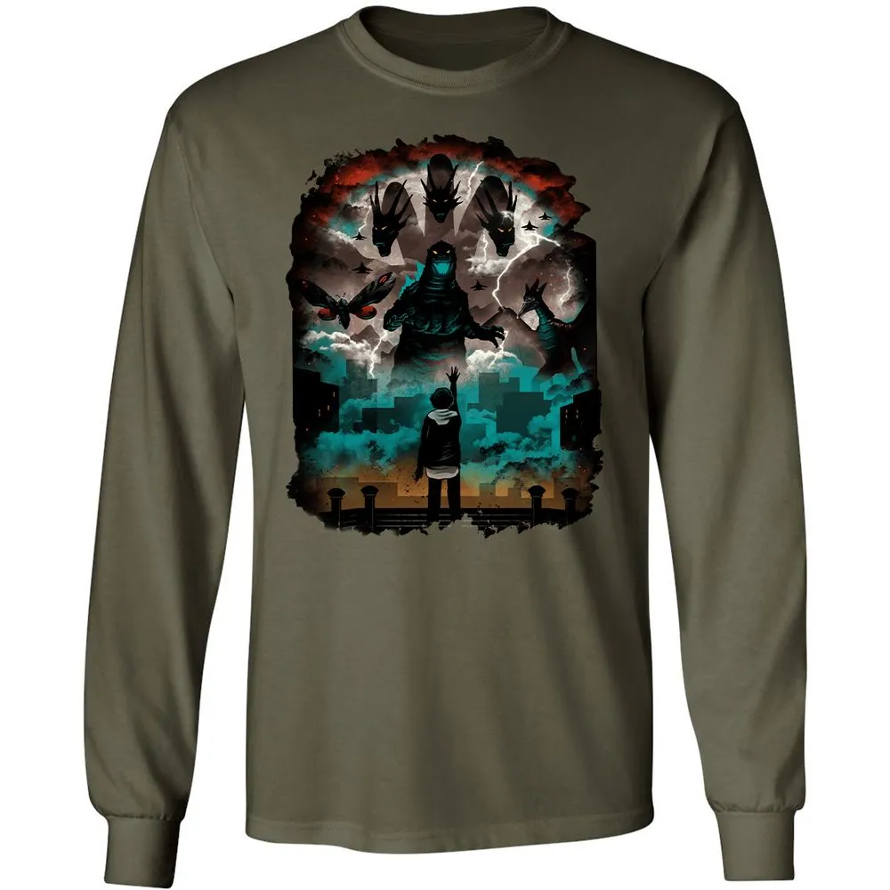 Long Sleeve T-Shirt - CG2QWG75 - Military Green - 16