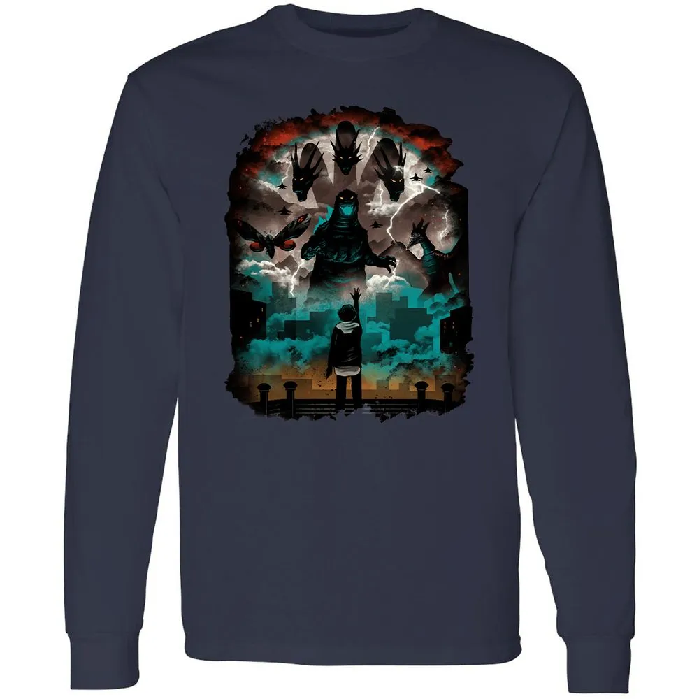 Long Sleeve T-Shirt - CG2QWG75 - Navy - 2