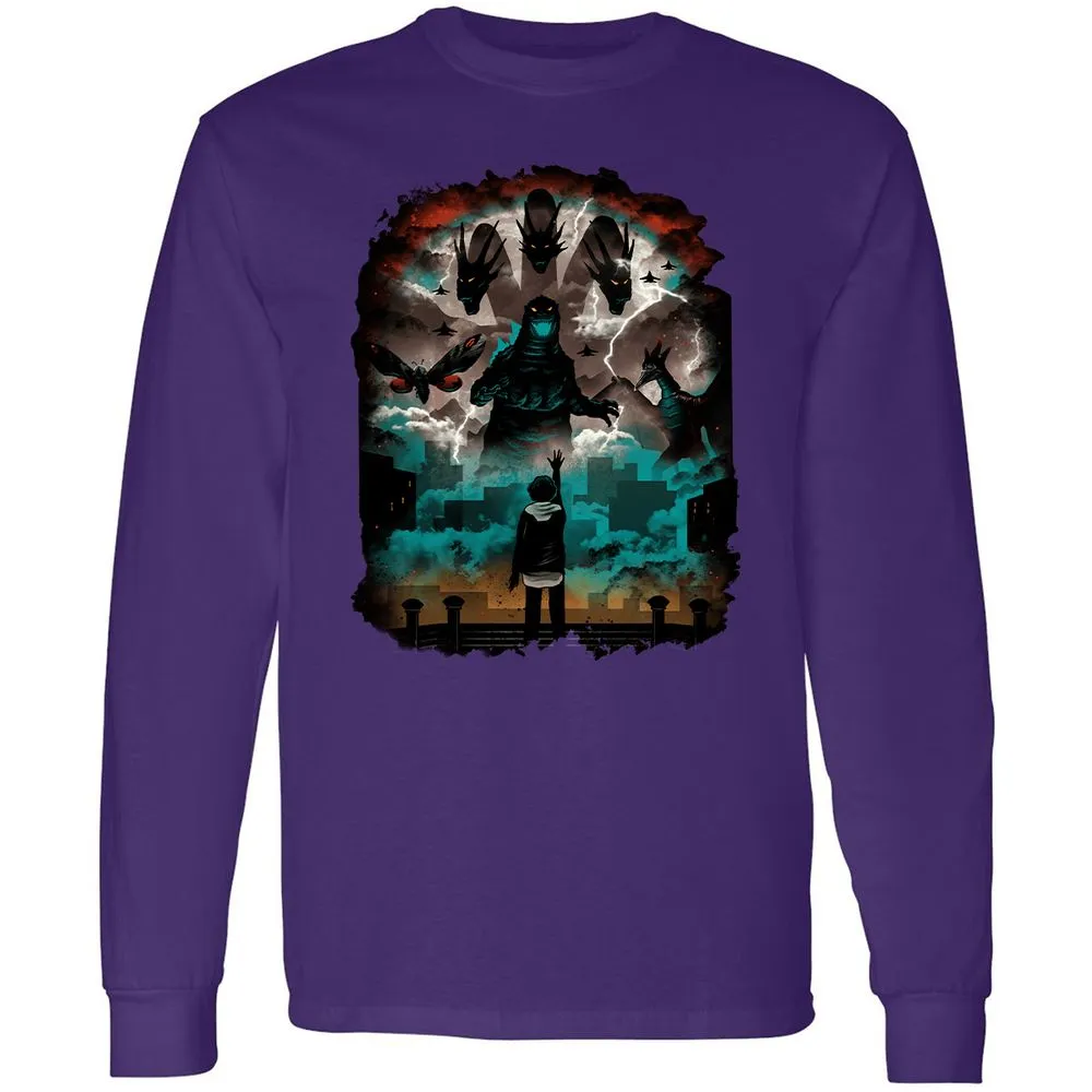 Long Sleeve T-Shirt - CG2QWG75 - Purple - 13