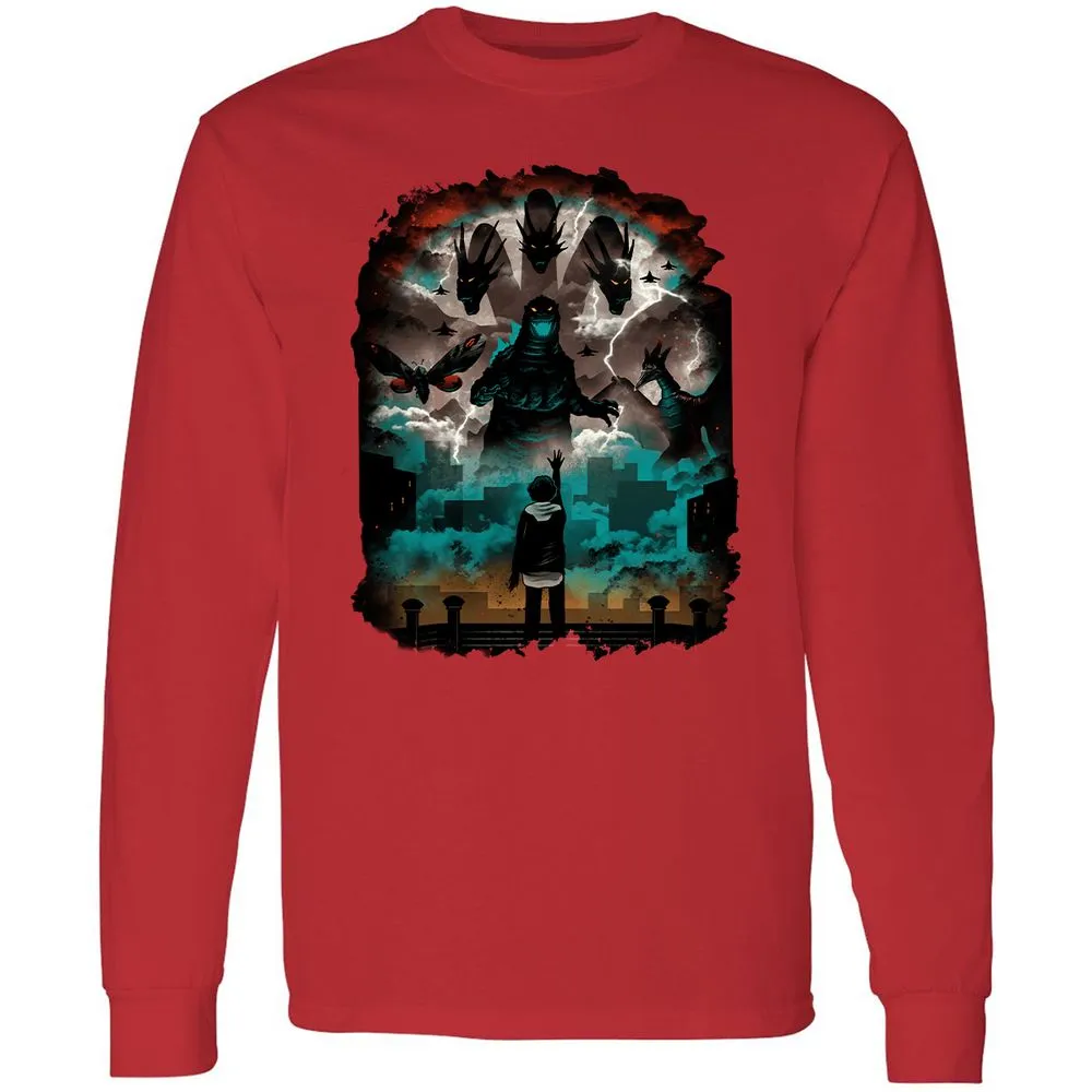 Long Sleeve T-Shirt - CG2QWG75 - Red - 14