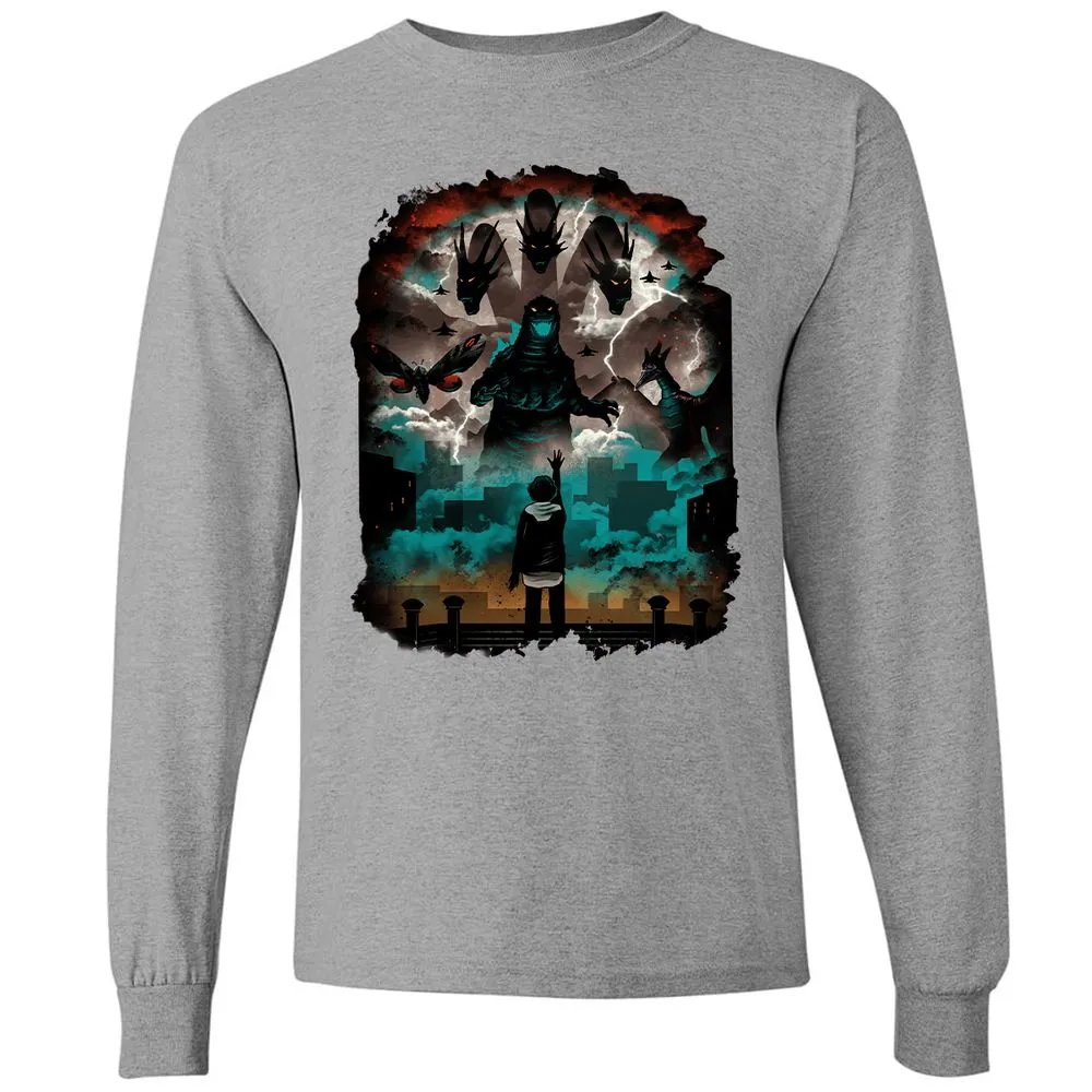 Long Sleeve T-Shirt - CG2QWG75 - Graphite Heather - 6