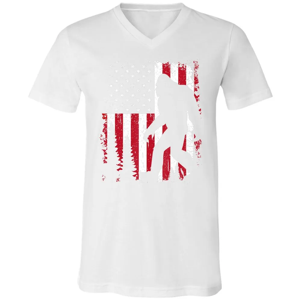 Unisex V-Neck T-Shirt - HEB91A67 - White - 5