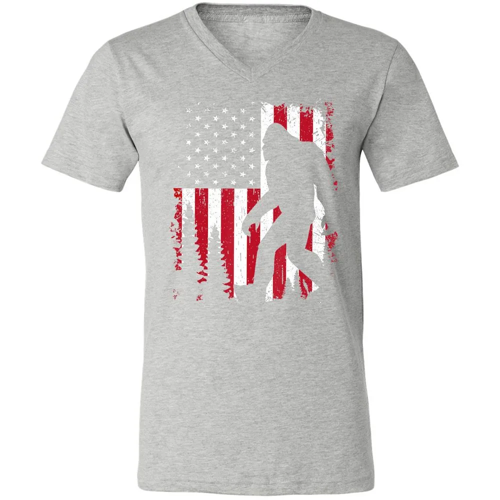 Unisex V-Neck T-Shirt - HEB91A67 - Athletic Heather - 7