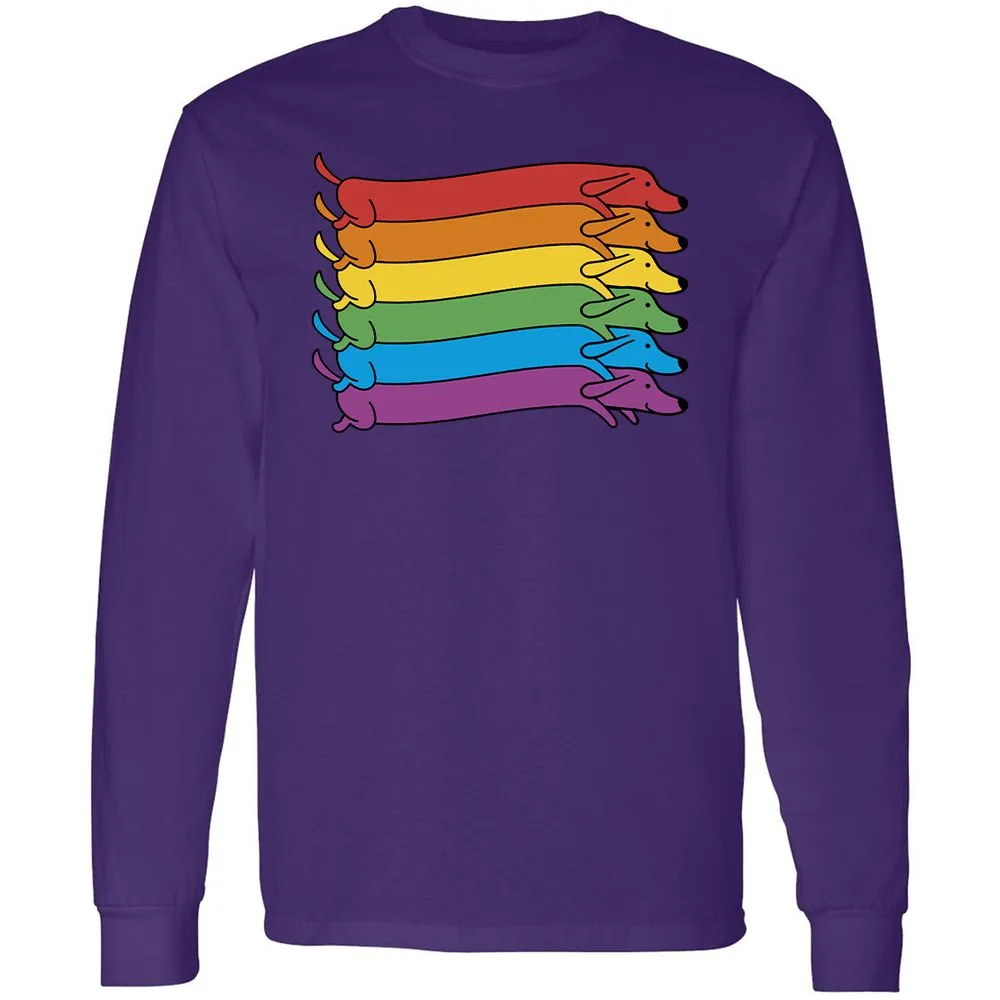 Long Sleeve T-Shirt - H9QWU9MD - Purple - 13