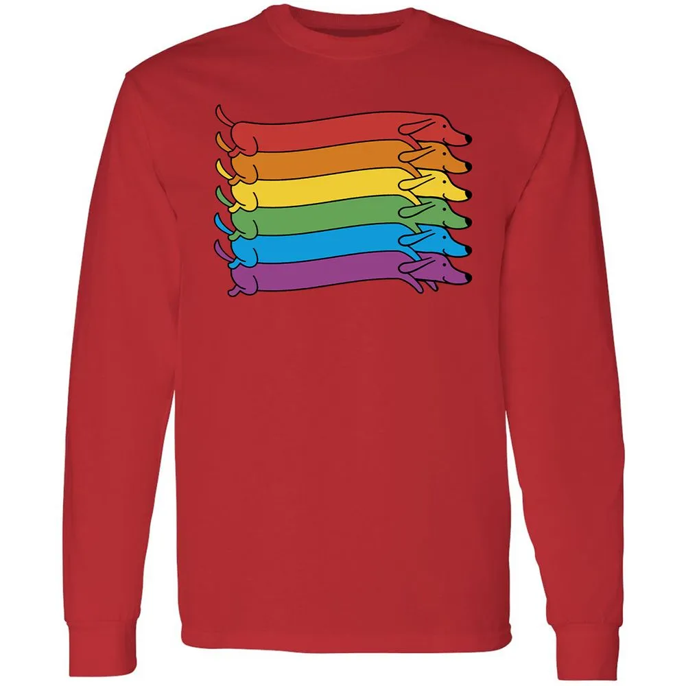Long Sleeve T-Shirt - H9QWU9MD - Red - 14
