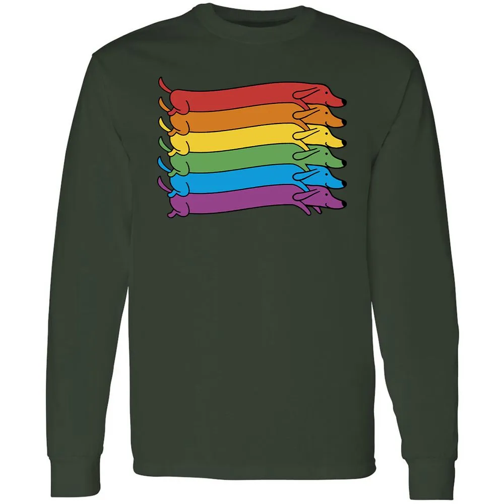 Long Sleeve T-Shirt - H9QWU9MD - Forest Green - 4