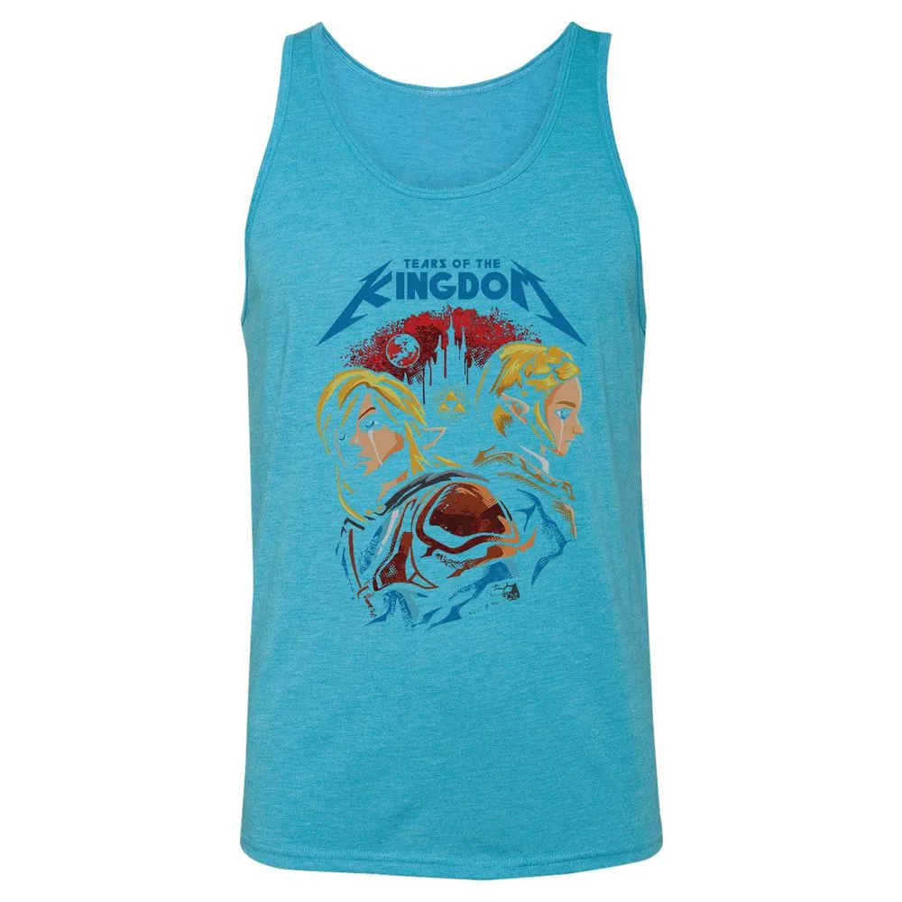 Unisex Jersey Tank - 9MLEQNEM - Aqua Triblend - 3