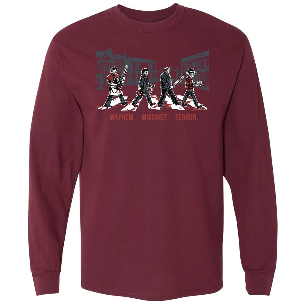 Long Sleeve T-Shirt - 96WRSFVH - Maroon - 11