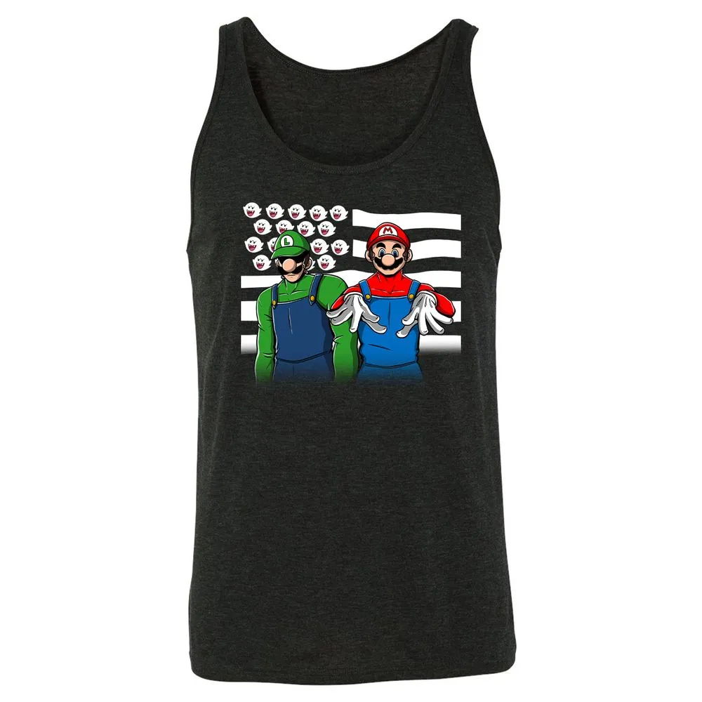 Unisex Jersey Tank - NHDQPE22 - Charcoal Black Triblend - 5