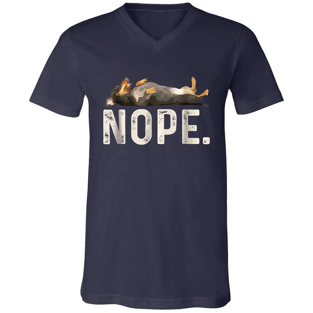 Unisex V-Neck T-Shirt - SVSUFBLT - Navy - 2