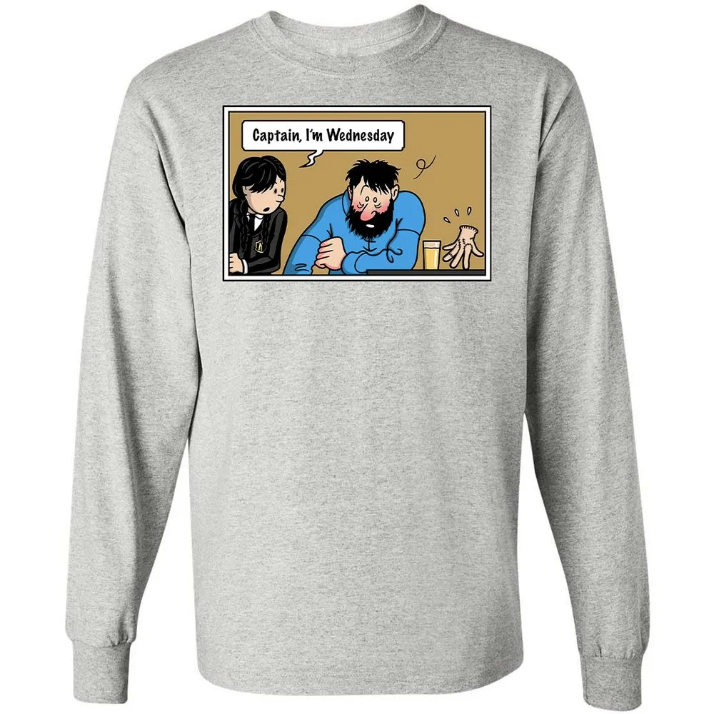 Long Sleeve T-Shirt - 5LSK1N4X - Ash - 7
