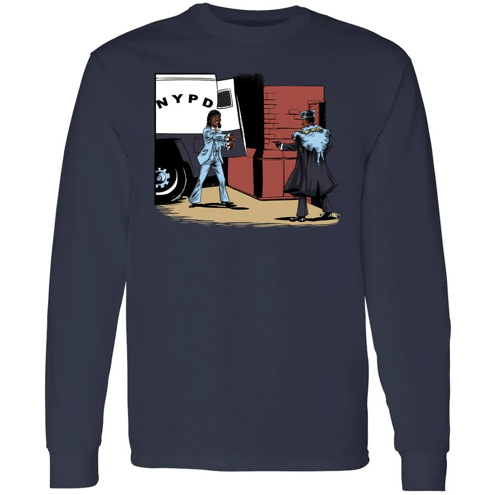 Long Sleeve T-Shirt - 8MY8S2XJ - Navy - 2