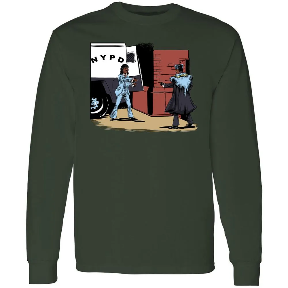 Long Sleeve T-Shirt - 8MY8S2XJ - Forest Green - 4