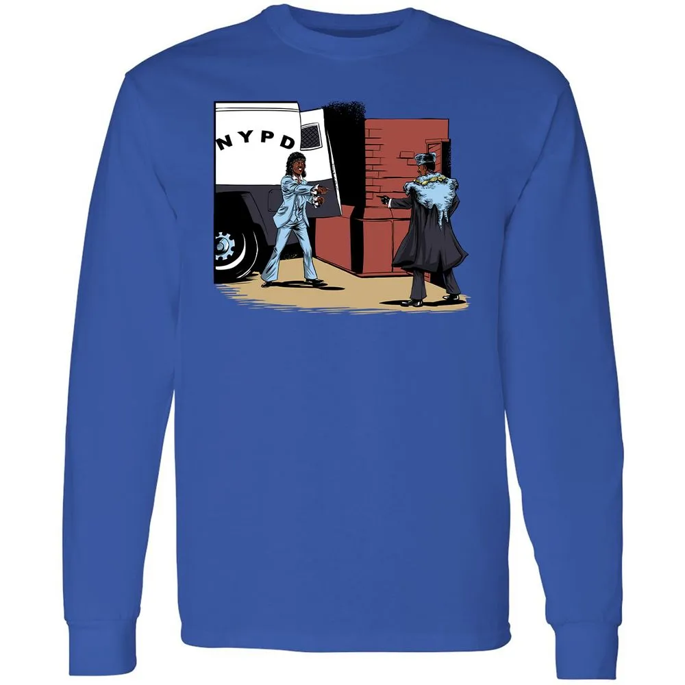 Long Sleeve T-Shirt - 8MY8S2XJ - Royal - 8