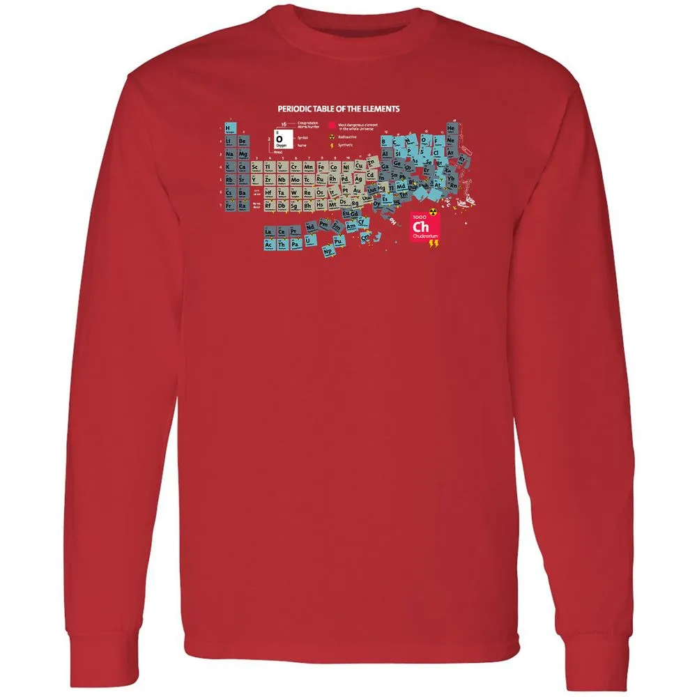 Long Sleeve T-Shirt - ZL5WEL1L - Red - 14