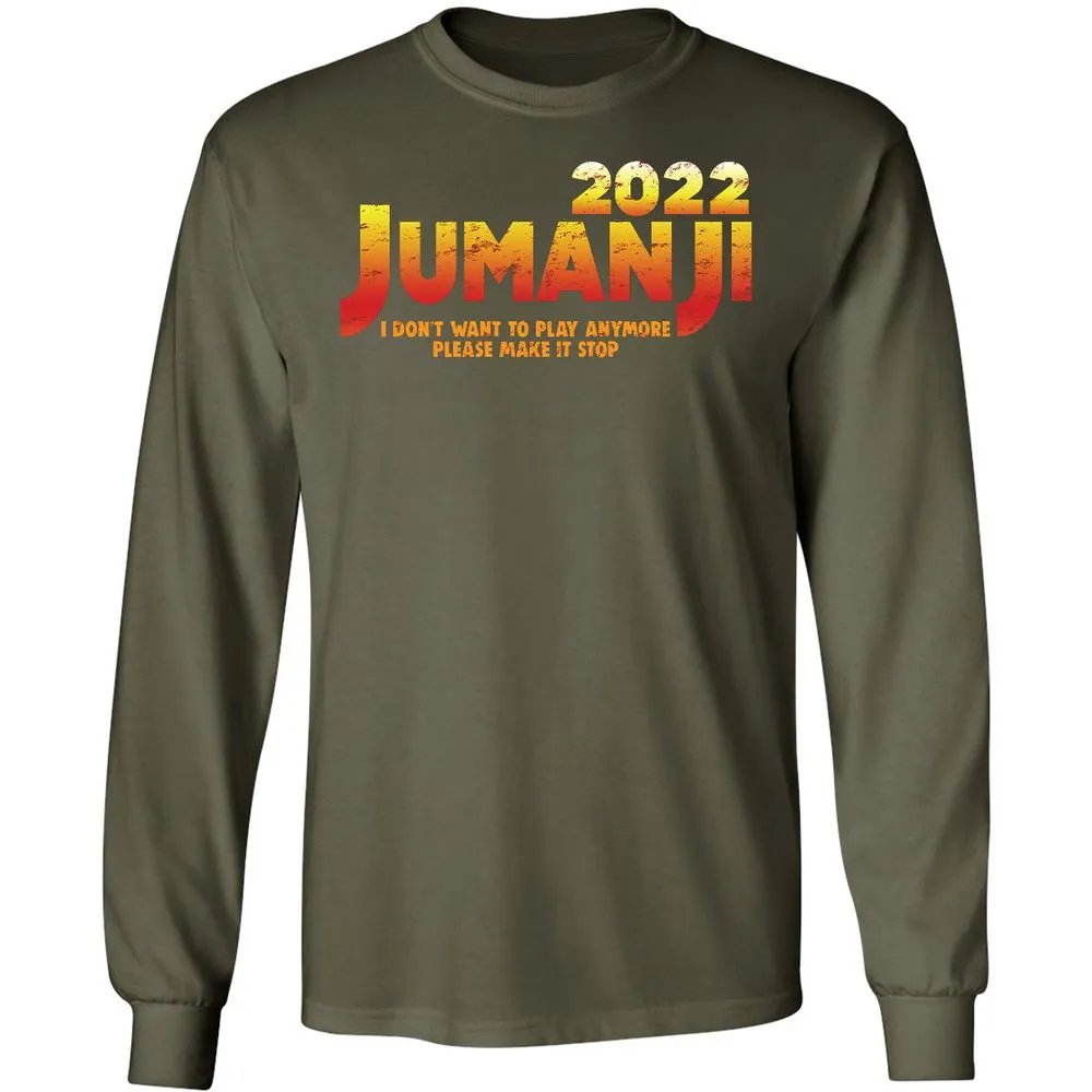 Long Sleeve T-Shirt - WD7WBZV5 - Military Green - 16