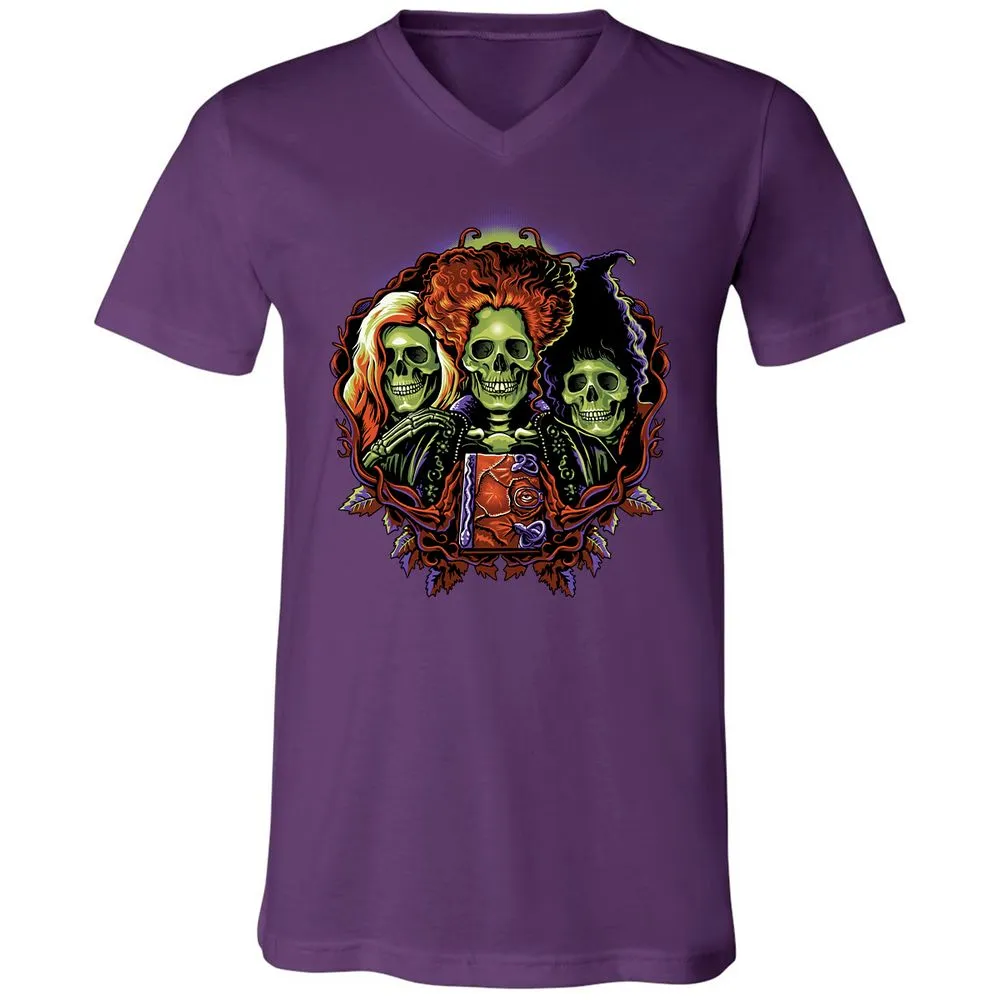 Unisex V-Neck T-Shirt - Y1WQCEKD - Team Purple - 9