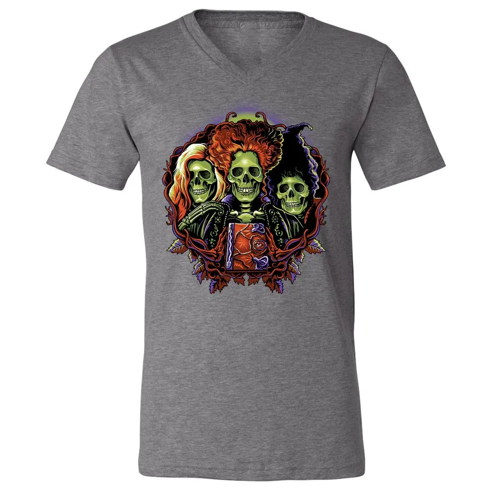 Unisex V-Neck T-Shirt - Y1WQCEKD - Deep Heather - 13