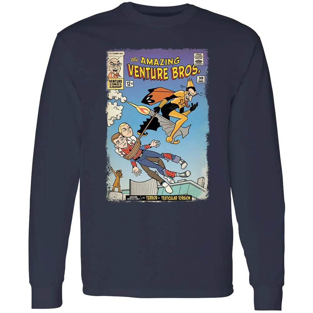 Long Sleeve T-Shirt - W92DUDUP - Navy - 2