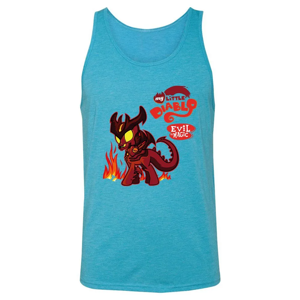 Unisex Jersey Tank - RTD53R49 - Aqua Triblend - 3