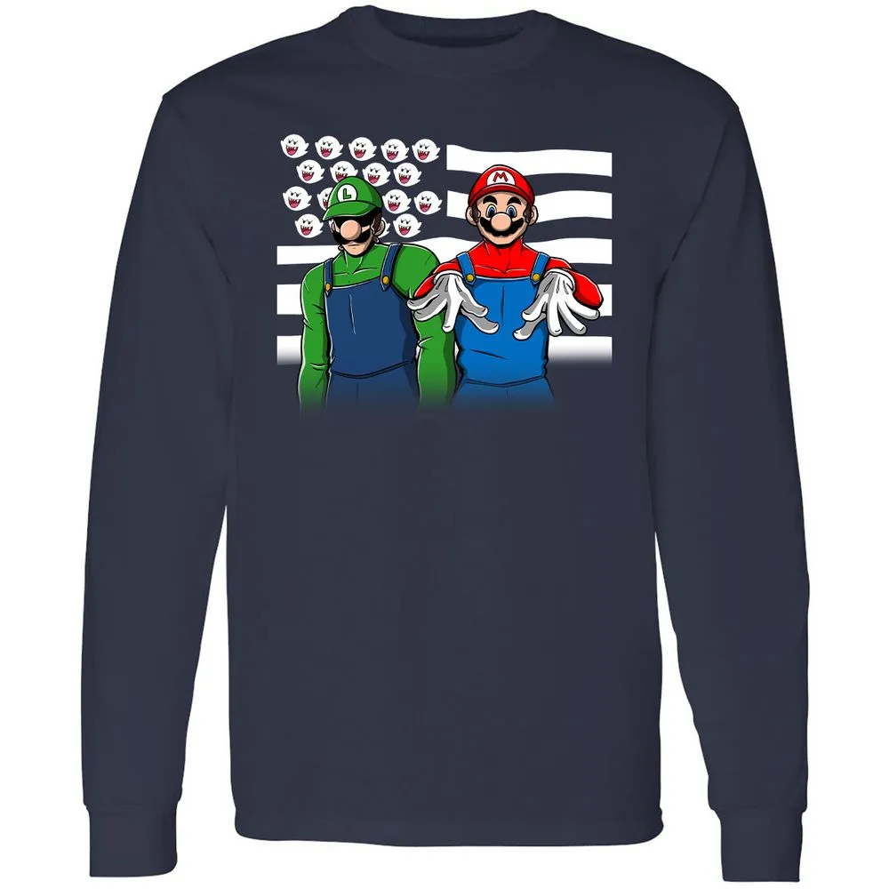 Long Sleeve T-Shirt - 14LA7Y7G - Navy - 2