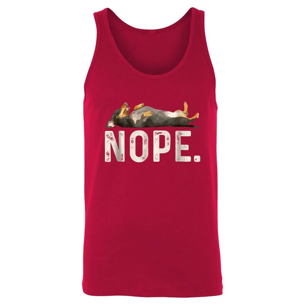 Unisex Jersey Tank - L5U97GY4 - Red - 11