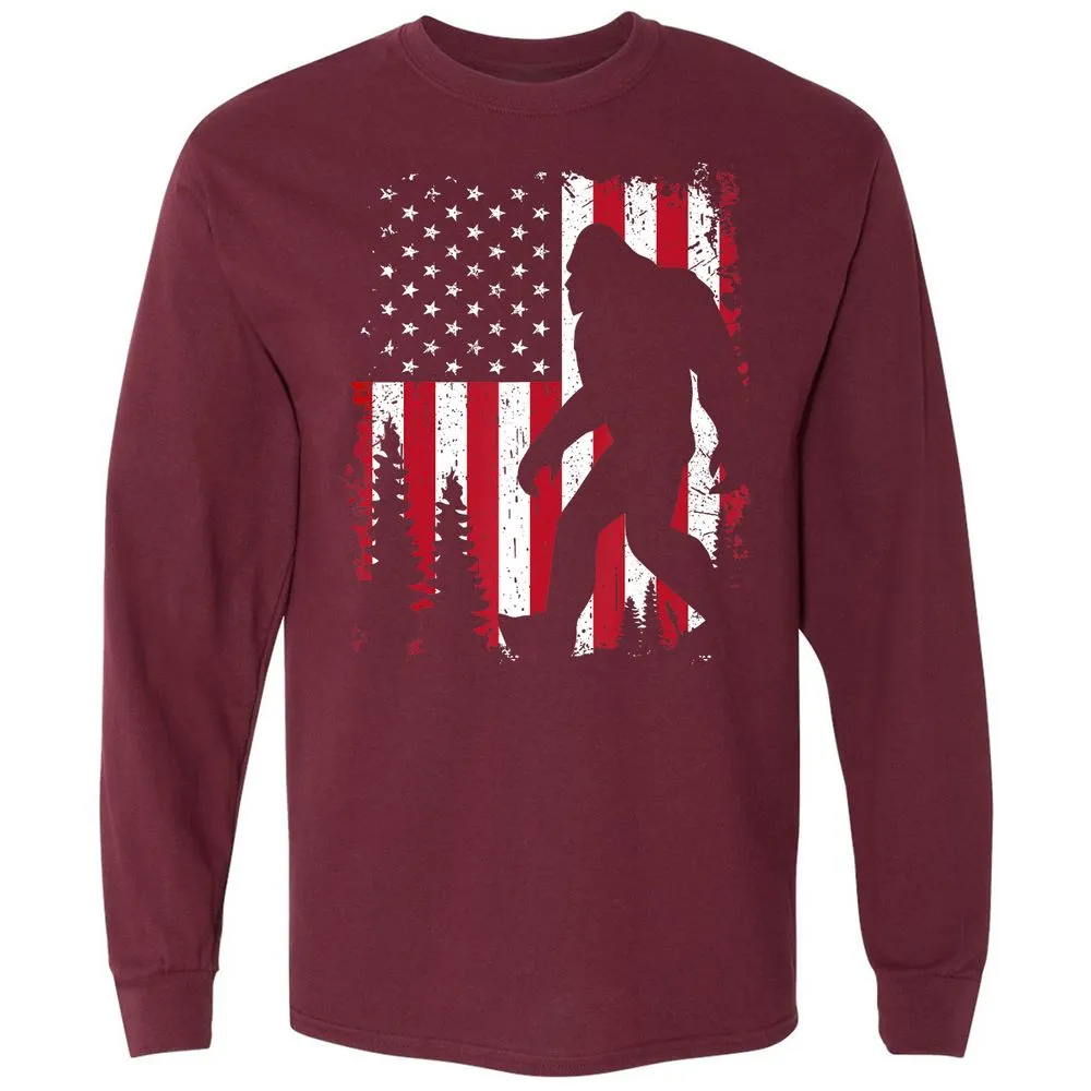 Long Sleeve T-Shirt - F2H5D3T5 - Maroon - 11