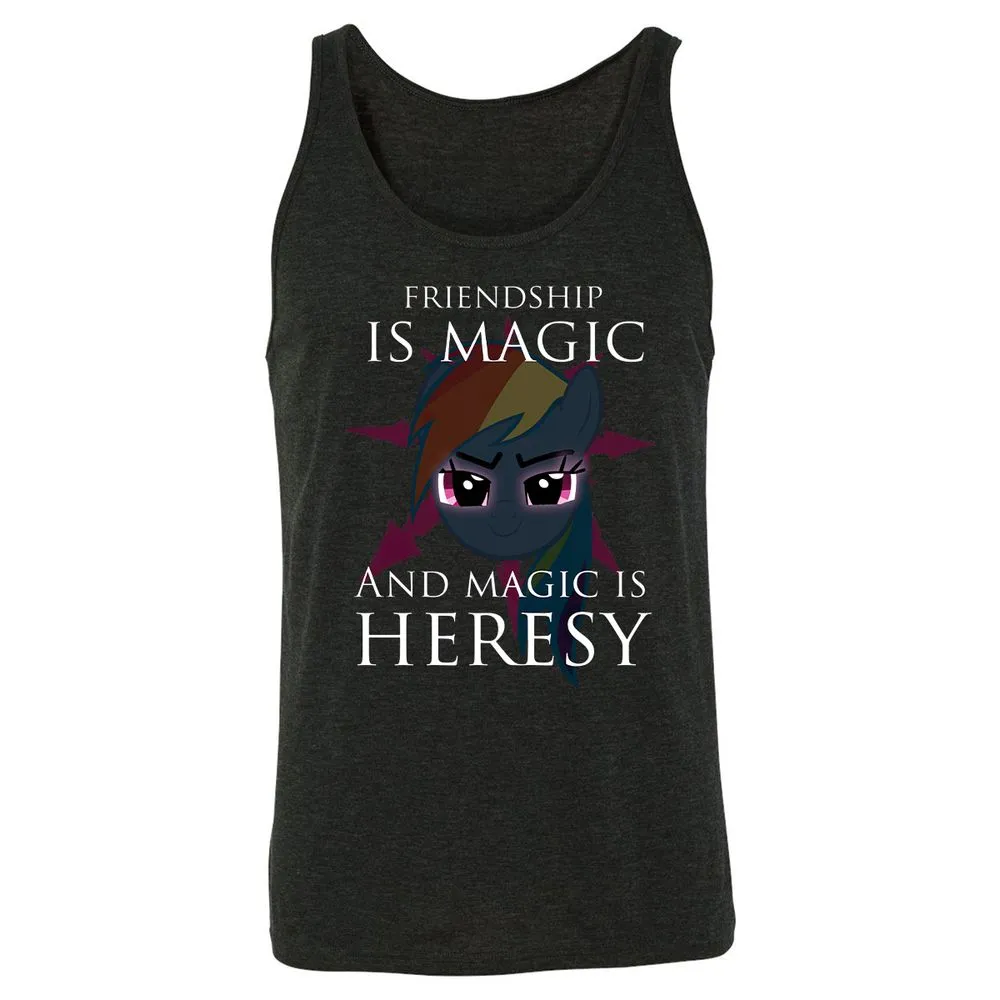 Unisex Jersey Tank - ALADYTPD - Charcoal Black Triblend - 5