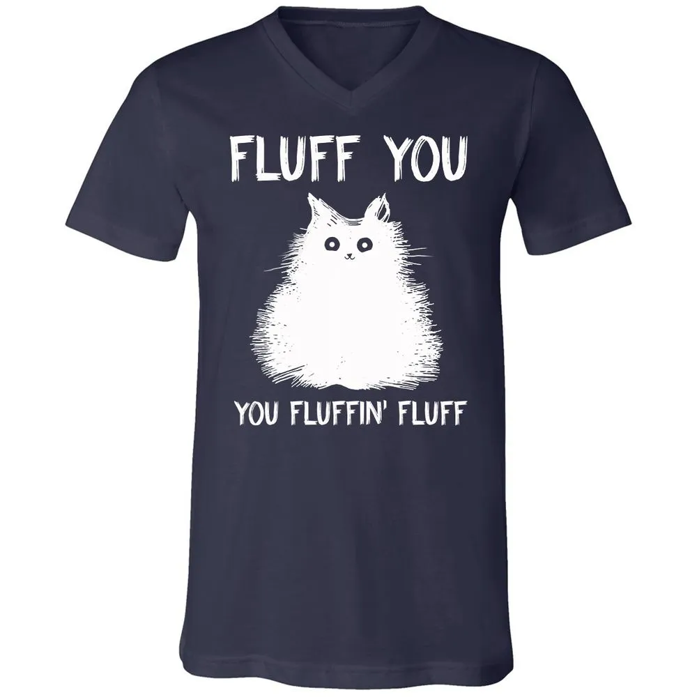 Unisex V-Neck T-Shirt - N3B1SQDU - Navy - 2