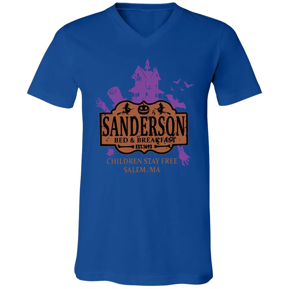 Unisex V-Neck T-Shirt - WADVTALP - True Royal - 4
