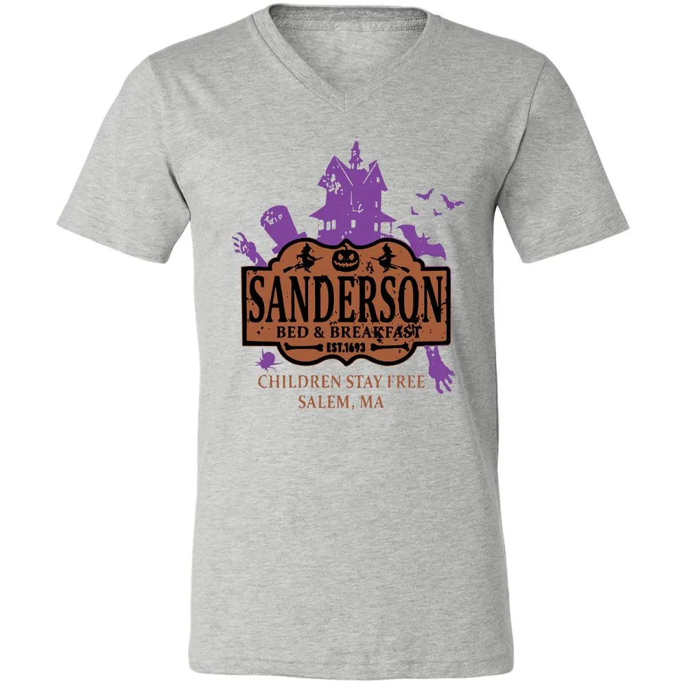 Unisex V-Neck T-Shirt - WADVTALP - Athletic Heather - 7