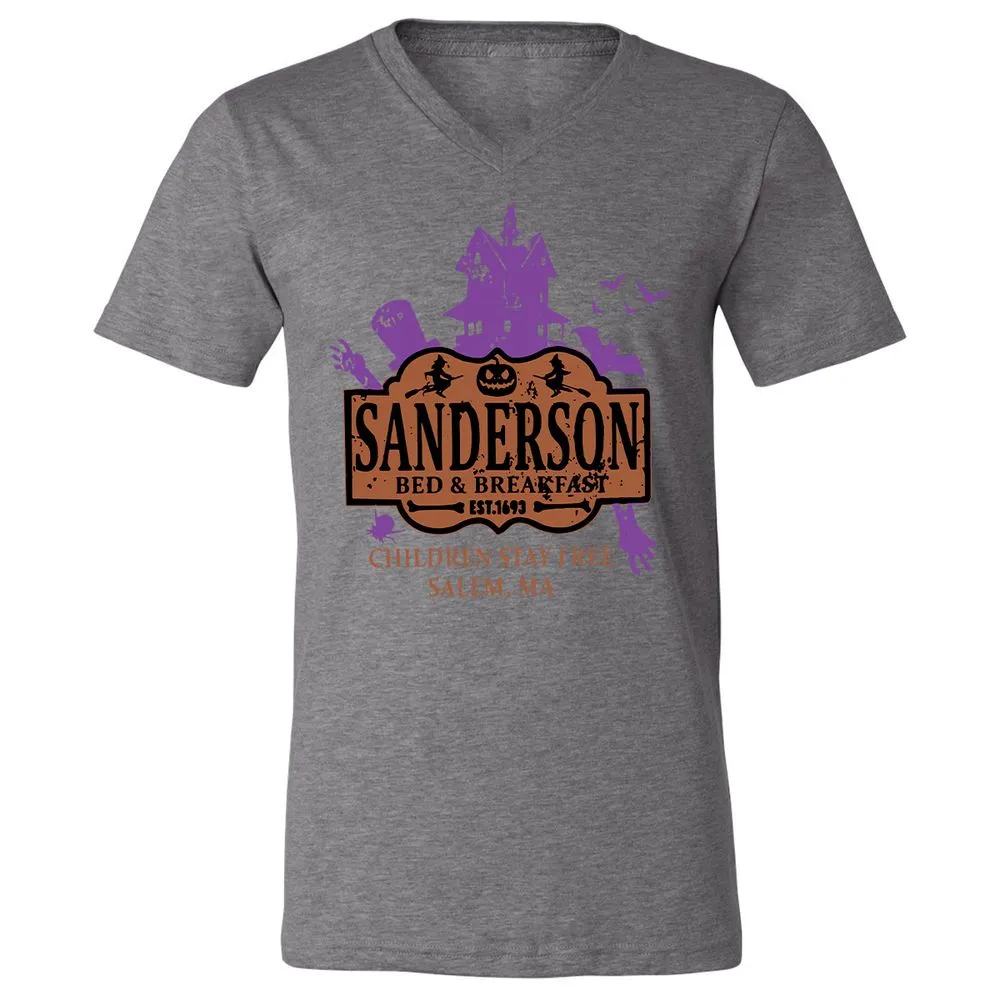 Unisex V-Neck T-Shirt - WADVTALP - Deep Heather - 13