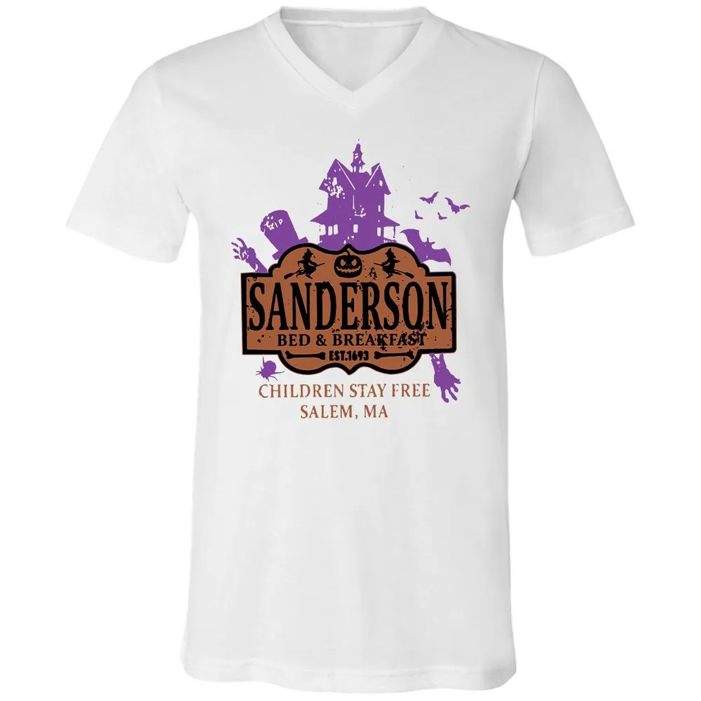 Unisex V-Neck T-Shirt - WADVTALP - White - 5