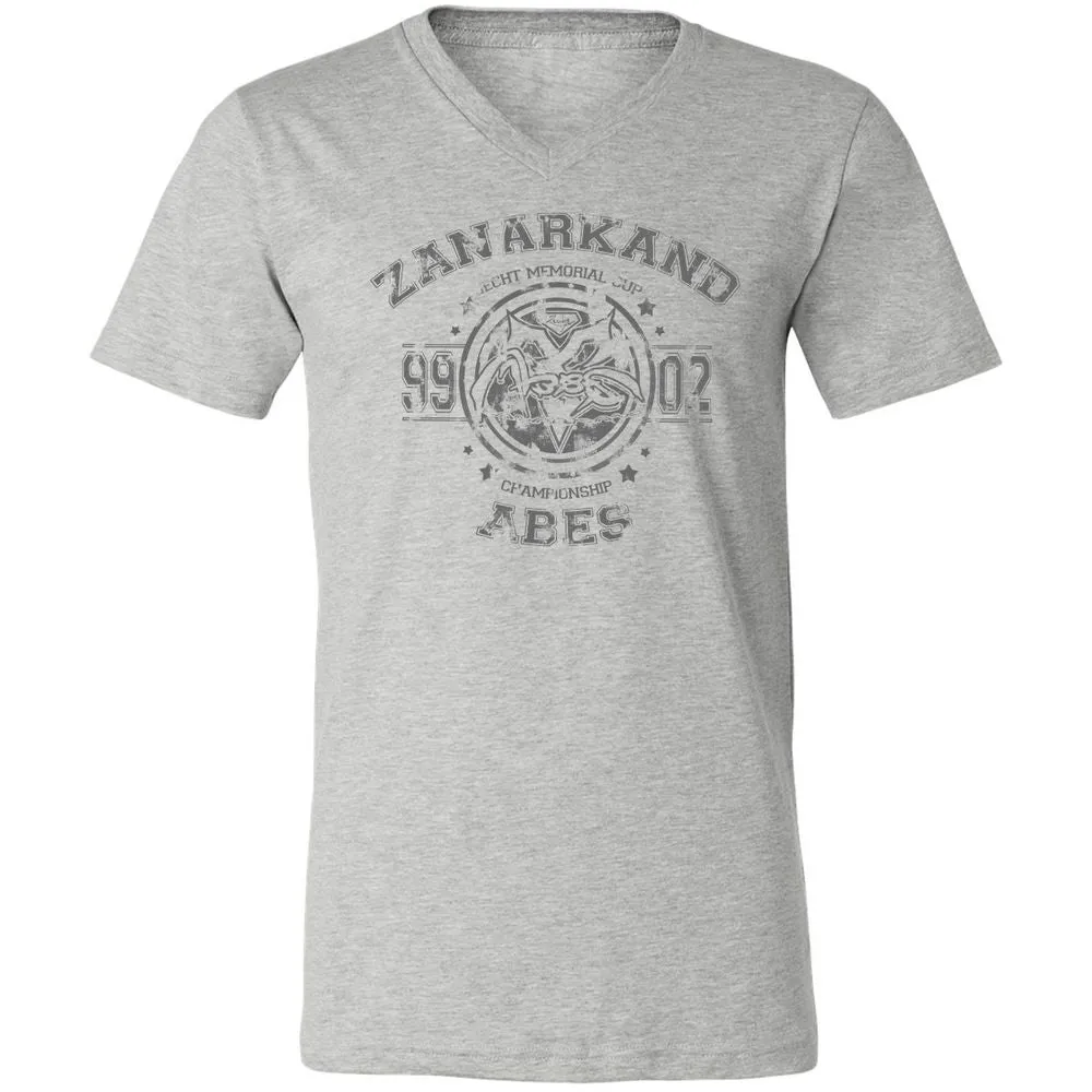 Unisex V-Neck T-Shirt - KBQXRZTL - Athletic Heather - 7