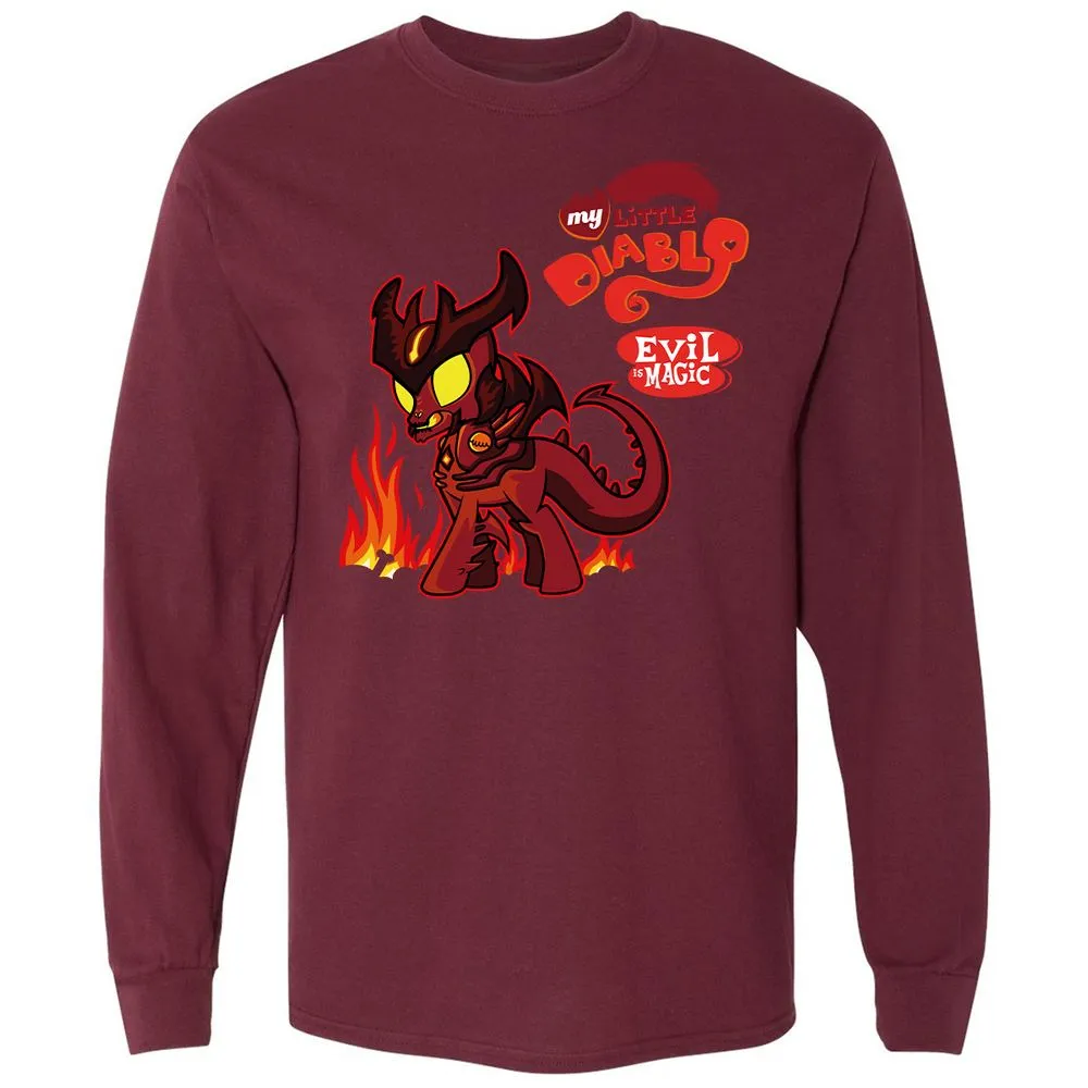 Long Sleeve T-Shirt - HHEWM7HT - Maroon - 11