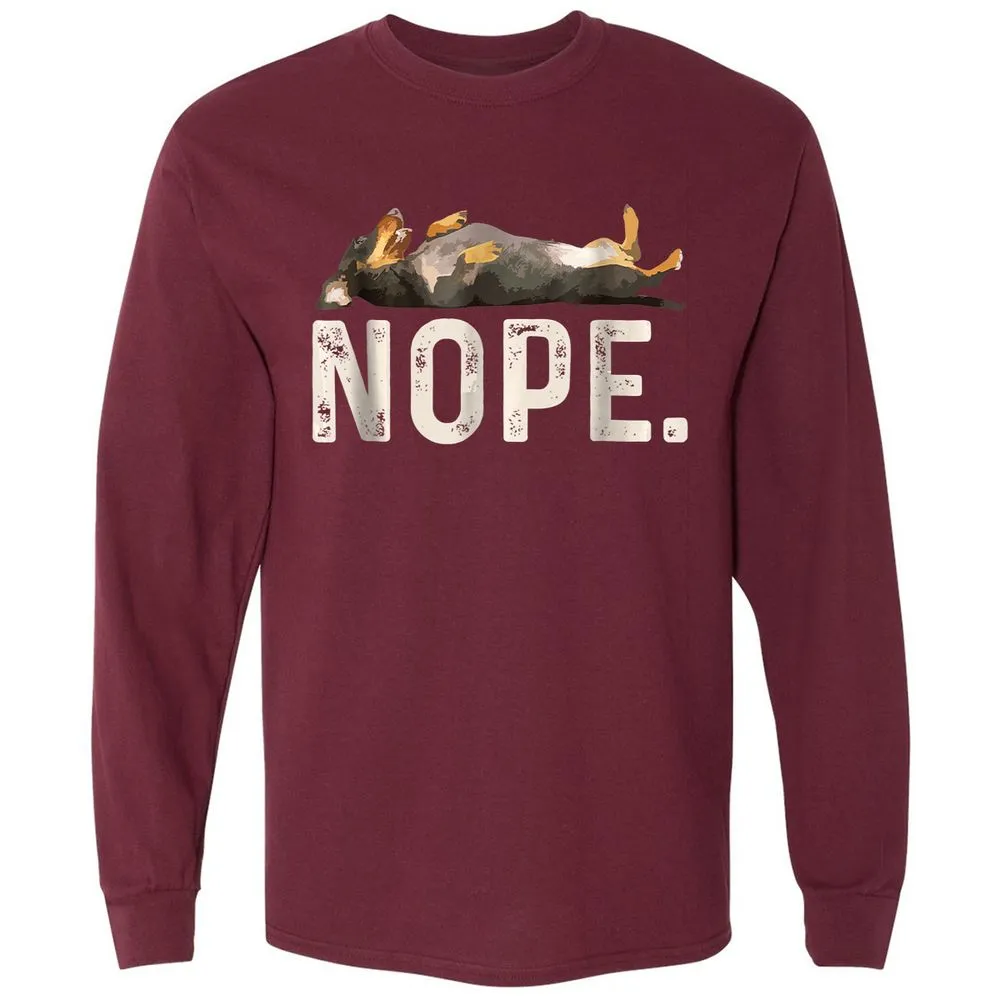Long Sleeve T-Shirt - EJLELR34 - Maroon - 11