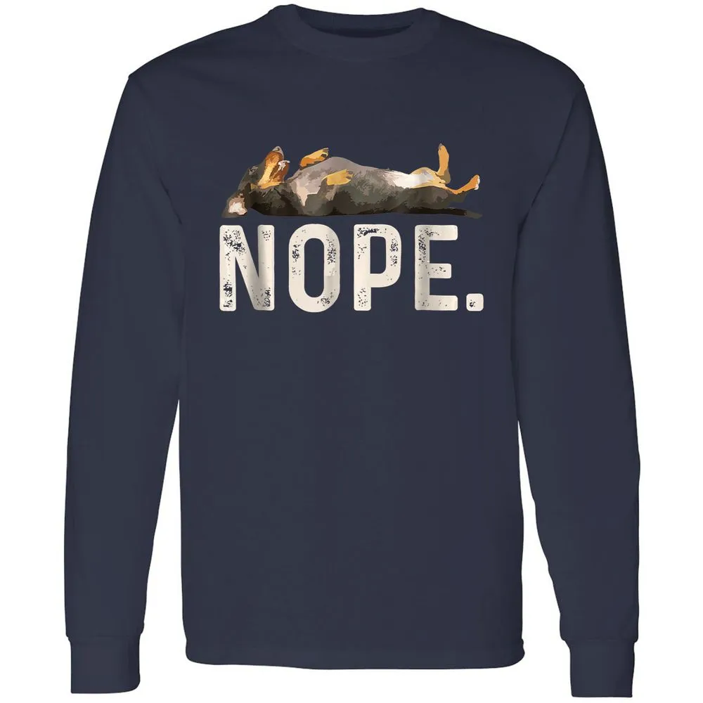 Long Sleeve T-Shirt - EJLELR34 - Navy - 2